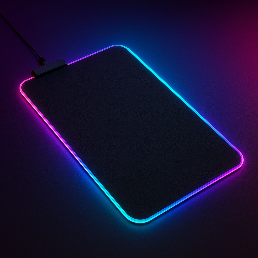 RGB large size custom mouse pad gaming LED table pad color glowing CSGO personalized gaming pad 90x40/80x30